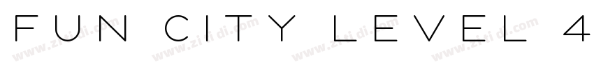 Fun City Level 4 Basic字体转换